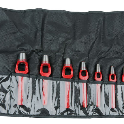 KS TOOLS Henkellocheisen-Satz, 8-tlg ( 129.2103 ) - Toolbrothers