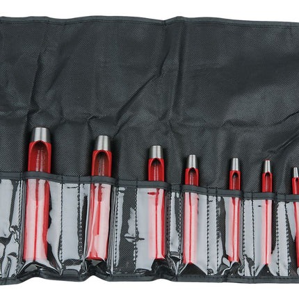 KS TOOLS Rundlocheisen-Satz, 9-tlg ( 129.2111 )