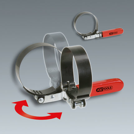 KS TOOLS Ölfilterbandschlüssel, stufenlos, Ø 73-85mm ( 150.9378 )