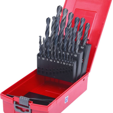 KS TOOLS HSS-R Spiralbohrer-Satz, Kunststoffkassette, 25-tlg, 1-13mm ( 330.1623 ) - Toolbrothers