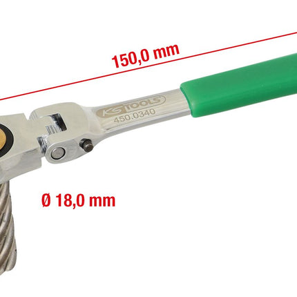 KS TOOLS ABS Reibahle LKW Ø18x45 mm ( 450.0340 )