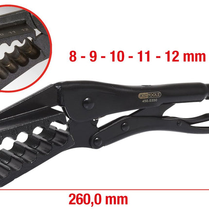 KS TOOLS Spezial-Klemm-Gripzange, Ø 8 -12mm ( 450.0350 ) - Toolbrothers