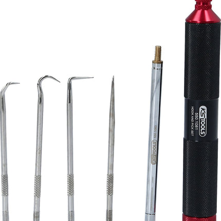KS TOOLS Magnet- und Hakenwerkzeug, 6-tlg ( 550.1080 ) - Toolbrothers