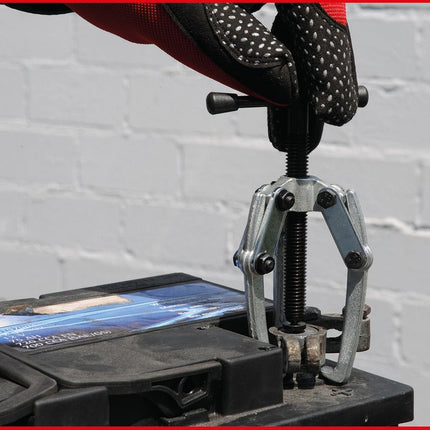 KS TOOLS Polklemmen-Abzieher 3-armig mit Knebel, M10x80mm ( 700.1168 ) - Toolbrothers