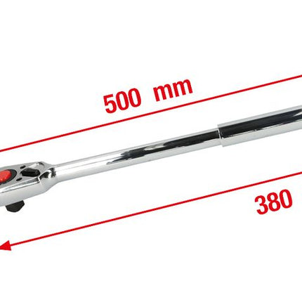 KS TOOLS 1/2" CHROMEplus Teleskop-Umschaltknarre, 36 Zahn ( 918.1270 ) - Toolbrothers
