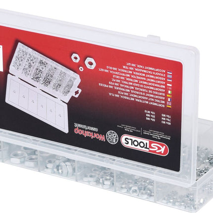 KS TOOLS Sortiment Muttern, metrisch, 300-tlg ( 970.0440 ) - Toolbrothers