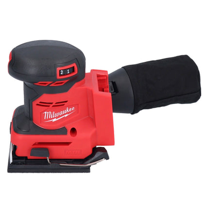 Milwaukee M18 BQSS-402 akumulatorowa szlifierka oscylacyjna 18 V 113 x 104 mm bezszczotkowa + 2x akumulator 4,0 Ah + ładowarka
