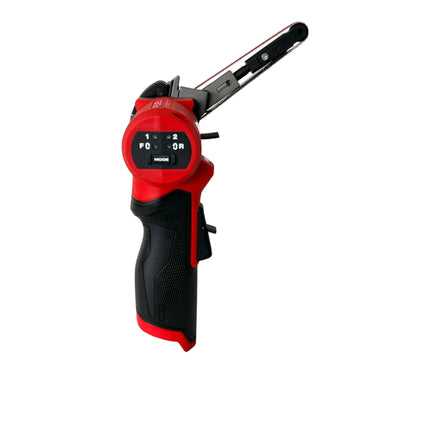Milwaukee M12 FBFL10-501 Akumulatorowy pilnik taśmowy 12 V 10 x 330 mm + 1x akumulator 5,0 Ah + ładowarka