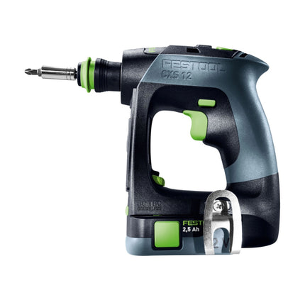 Zestaw Festool CXS 12 2.5 akumulatorowa wiertarko-wkrętarka 12 V 30 Nm bezszczotkowa ( 576865 ) + 2x akumulator 2,5 Ah + ładowarka + zestaw bitów + systainer