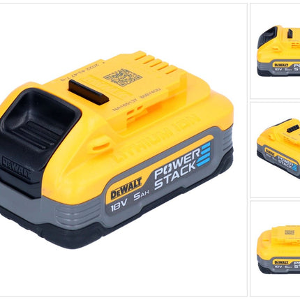 Akumulator DeWalt DCBP 518 Powerstack 18 V 5,0 Ah / 5000 mAh XR Li-Ion - ze wskaźnikiem poziomu naładowania