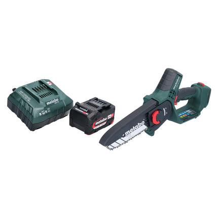 Metabo MS 18 LTX 15 Akku Gehoelzsaege 18 V 15 cm 5 m s 1x Akku 4 0 Ah Ladegeraet 1 - toolbrothers