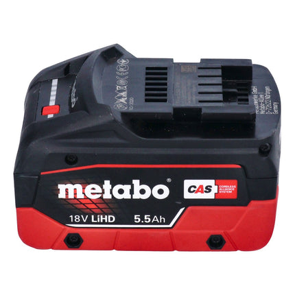 Akumulatorowa szlifierka kątowa Metabo WVB 18 LTX BL 15-125 Quick 18 V 125 mm bezszczotkowa + 1x akumulator 5,5 Ah + metaBOX - bez ładowarki