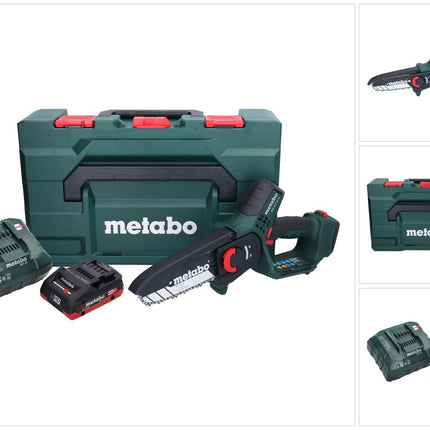 Akumulatorowa pilarka do gałęzi Metabo MS 18 LTX 15 18 V 15 cm 5 m/s + 1x akumulator 4,0 Ah + ładowarka + metaBOX