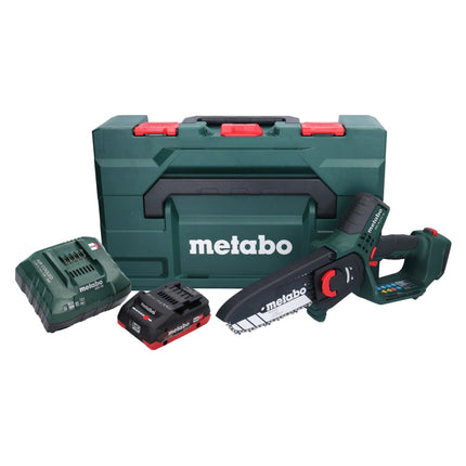 Akumulatorowa pilarka do gałęzi Metabo MS 18 LTX 15 18 V 15 cm 5 m/s + 1x akumulator 4,0 Ah + ładowarka + metaBOX
