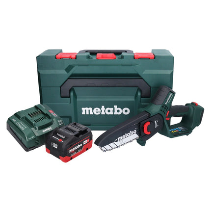 Akumulatorowa pilarka do gałęzi Metabo MS 18 LTX 15 18 V 15 cm 5 m/s + 1x akumulator 5,5 Ah + ładowarka + metaBOX