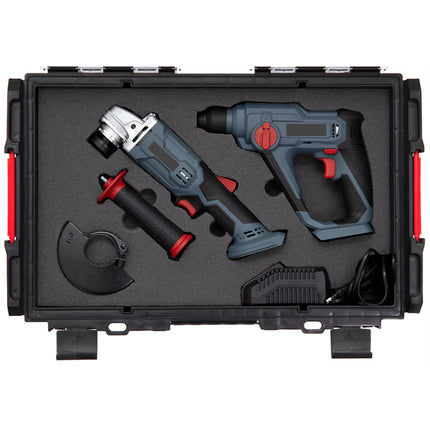 Qbrick System ONE Organizer XL 2.0 MFI sztaplowany 582 x 387 x 131 mm 13,6 l IP66 z wkładem piankowym