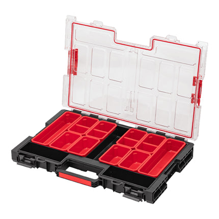 Qbrick System ONE Organizer L 2.0 sztaplowany 531 x 379 x 77 mm 6 l IP 66 z 10 wkładkami