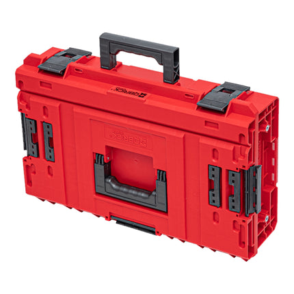 Qbrick System ONE 200 2.0 Vario RED ULTRA HD Walizka narzędziowa 585 x 385 x 190 mm 15,4 l z możliwością sztaplowania IP66