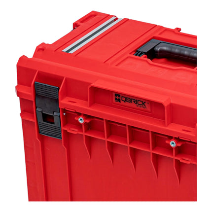 Qbrick System ONE 450 2.0 Technology RED ULTRA HD Niestandardowa walizka narzędziowa modułowy organizer 585 x 385 x 420 mm 52 l możliwość sztaplowania IP66
