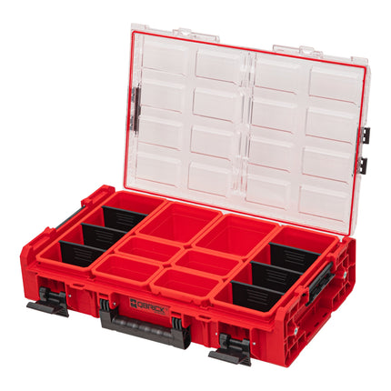Qbrick System ONE Organizer XL 2.0 RED ULTRA HD Custom 582 x 387 x 131 mm 13,5 l IP66 z 8 wkładkami i 6 przegrodami