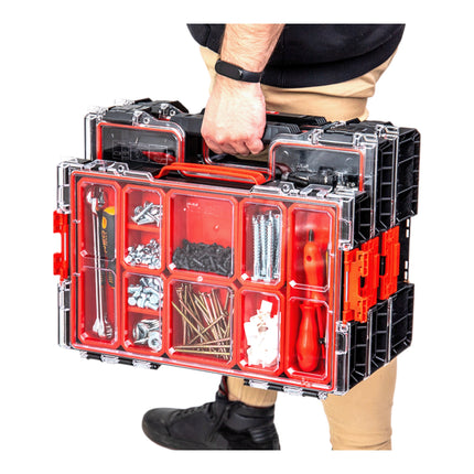 Qbrick System PRO 100 Organizer 452 x 296 x 79 mm 5 l sztaplowany IP54