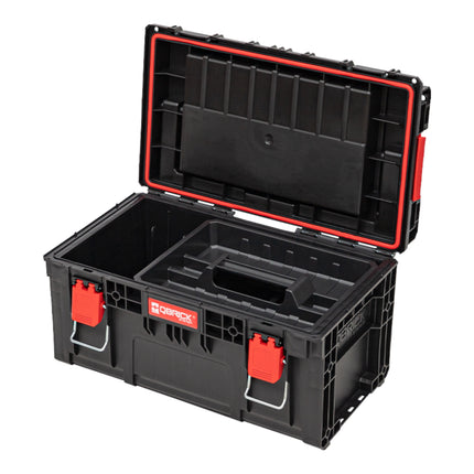 Qbrick System PRIME Toolbox 250 Expert z organizerem do sztaplowania 535 x 327 x 277 mm 26l IP66 z 10 przegrodami + 5 wkładkami