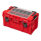 Qbrick System PRIME Toolbox 250 Expert RED ULTRA HD Custom z organizerem do sztaplowania 535 x 327 x 277 mm 26 l IP66 z 5 wkładkami i 10 przegrodami