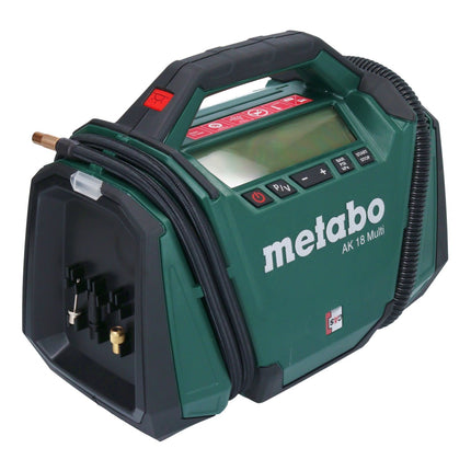 Kompresor akumulatorowy Metabo AK 18 Multi 18 V 11 bar Solo ( 600794850 ) - bez akumulatora, bez ładowarki