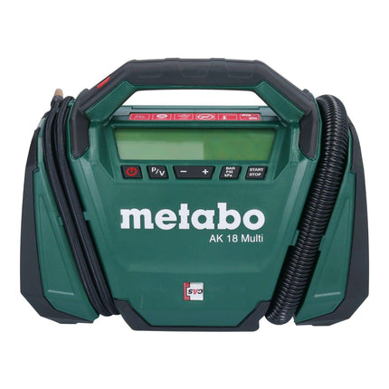 Kompresor akumulatorowy Metabo AK 18 Multi 18 V 11 bar Solo ( 600794850 ) - bez akumulatora, bez ładowarki