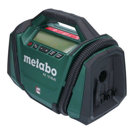 Kompresor akumulatorowy Metabo AK 18 Multi 18 V 11 bar Solo ( 600794850 ) - bez akumulatora, bez ładowarki