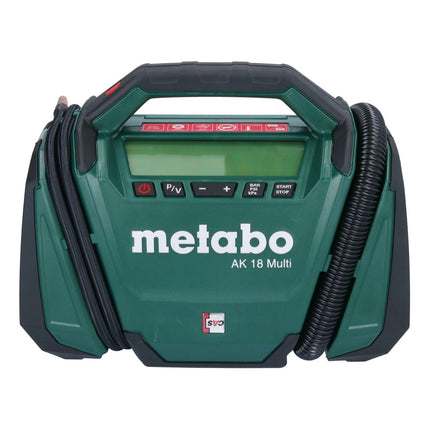 Kompresor akumulatorowy Metabo AK 18 Multi 18 V 11 bar + 1x akumulator 4,0 Ah - bez ładowarki