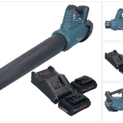 Bosch GBL 18V-750 Profesjonalna dmuchawa akumulatorowa 18 V BITURBO Brushless + 2x akumulator ProCORE 4,0 Ah + ładowarka