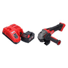 Milwaukee M18 FSAG125X-501 akumulatorowa szlifierka kątowa 18 V 125 mm bezszczotkowa + 1x akumulator 5,0 Ah + ładowarka
