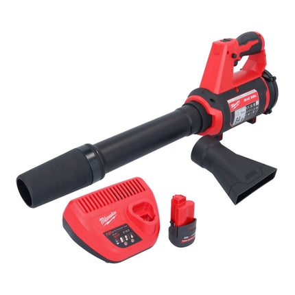 Milwaukee M12 BBL-251 akumulatorowa dmuchawa 12 V + 1x akumulator 2,5 Ah + ładowarka