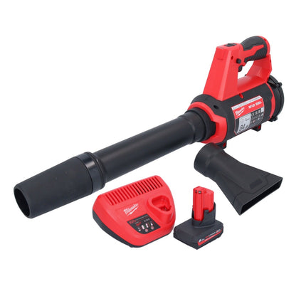Milwaukee M12 BBL-501 akumulatorowa dmuchawa 12 V + 1x akumulator 5,0 Ah + ładowarka