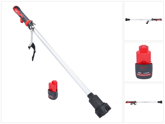 Milwaukee M12 BSWP-251 Akumulatorowa pompa transferowa 12 V 34 l/min + 1x akumulator 2,5 Ah - bez ładowarki