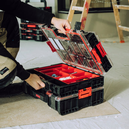 Toolbrothers RHINO L Organizer wysokości ECO 6 l IP54 z wyjmowanymi pudełkami