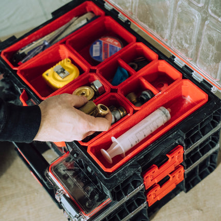 Toolbrothers RHINO L Organizer wysokości ECO 6 l IP54 z wyjmowanymi pudełkami