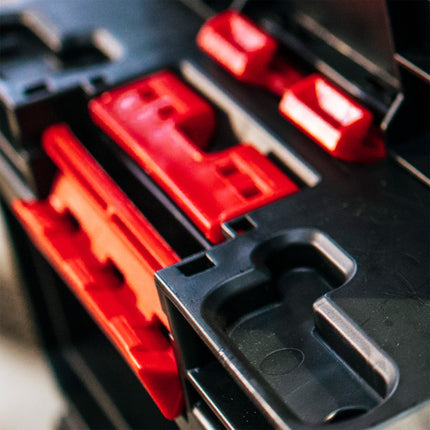 Toolbrothers RHINO XXL walizka narzędziowa ECO Vario+ wysokość L 38 l IP66 z wyjmowanymi przegrodami