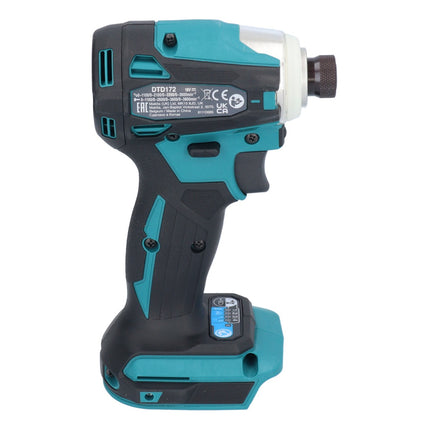 Makita DTD 172 F1 akumulatorowy klucz udarowy 18 V 180 Nm 1/4" bezszczotkowy + 1x akumulator 3,0 Ah - bez ładowarki