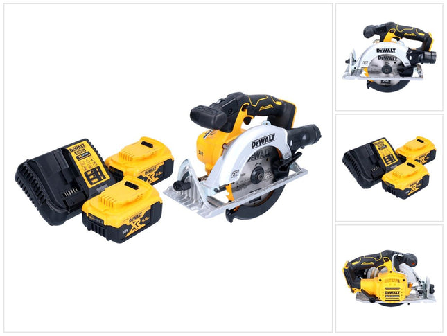 Akumulatorowa pilarka tarczowa DeWalt DCS 565 P2 18 V 165 mm bezszczotkowa + 2x akumulator 5,0 Ah + ładowarka