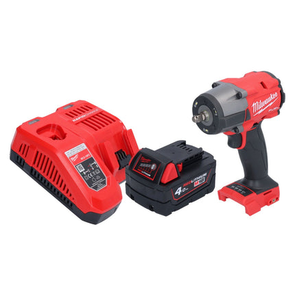Milwaukee M18 FMTIW2F38-401 Akumulatorowy klucz udarowy 18 V 745 Nm 3/8" bezszczotkowy + 1x akumulator 4,0 Ah + ładowarka