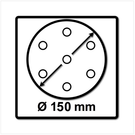 Festool STF D150/16 Schleifscheiben 150 mm Granat P80 GR / 50 Stück ( 496977 ) - Toolbrothers