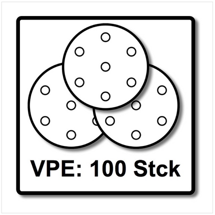 Festool STF D150/16 Schleifscheiben 150 mm Granat P120 GR / 100 Stück ( 496979 ) - Toolbrothers