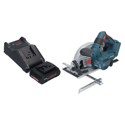 Bosch GKS 18V-57-2 Professional akumulatorowa pilarka tarczowa 18 V 165 mm bezszczotkowa + 1x akumulator ProCORE 4,0 Ah + ładowarka