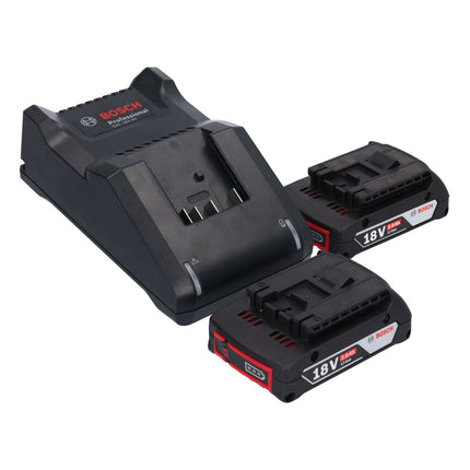 Bosch GST 18V-125 B Profesjonalna wyrzynarka akumulatorowa 18 V 125 mm bezszczotkowa + 2x akumulator 2,0 Ah + ładowarka