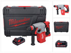 Milwaukee M18 BLHX-301X akumulatorowy młot udarowo-obrotowy 18 V 2,3 J bezszczotkowy + 1x akumulator 3,0 Ah + skrzynka HD - bez ładowarki