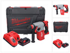 Milwaukee M18 BLHX-301X akumulatorowy młot udarowo-obrotowy 18 V 2,3 J bezszczotkowy + 1x akumulator 3,0 Ah + ładowarka + skrzynka HD