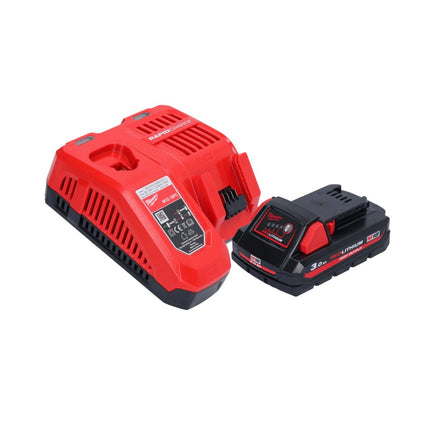 Milwaukee M18 BLHX-301X akumulatorowy młot udarowo-obrotowy 18 V 2,3 J bezszczotkowy + 1x akumulator 3,0 Ah + ładowarka + skrzynka HD