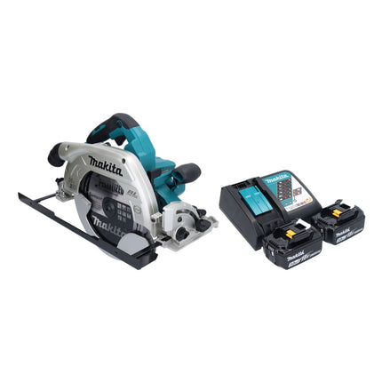 Makita DHS 900 RF2U Akumulatorowa pilarka tarczowa 36 V ( 2x 18 V ) 235 mm bezszczotkowa + 2x akumulator 3,0 Ah + ładowarka + adapter Bluetooth